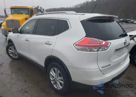 2016 Nissan Rogue Sv z USA, uszkodzony, nr VIN KNMAT2MV8GP709287